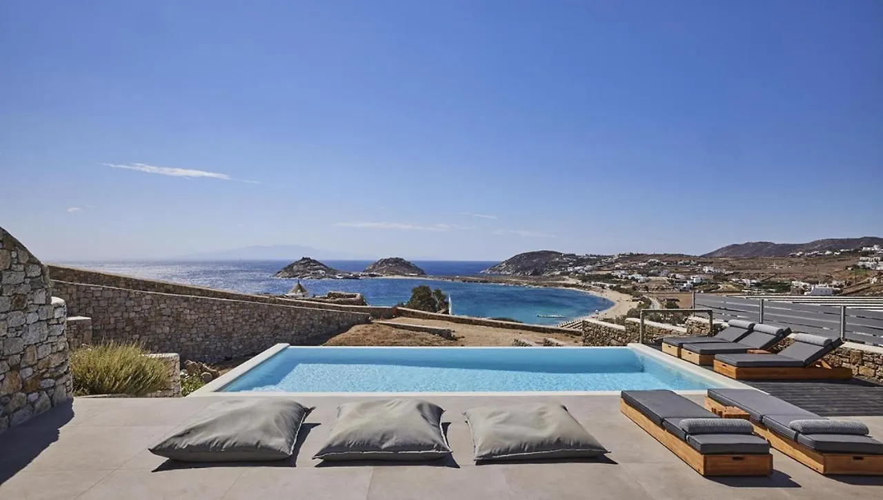 Villa Agapi, 2 Min Walk To The Beach & Heated Pool, By Red Windmill Villas Kalafatis
